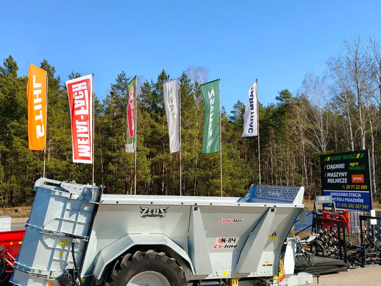 Billede 13 - N-114 ZEUS GØDNINGSSPREDER HELT NY!!