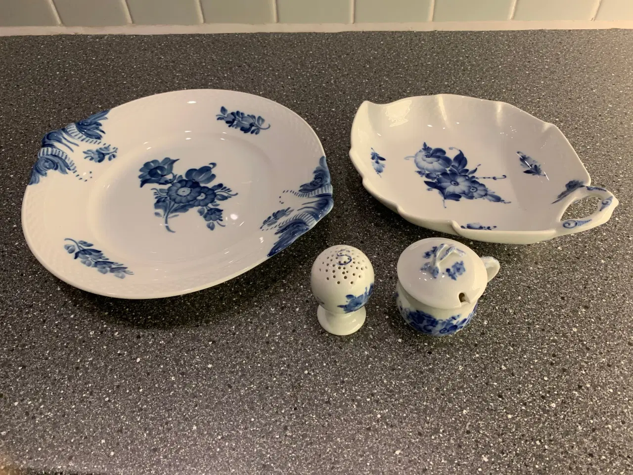 Billede 1 - Blå Blomst porcelain