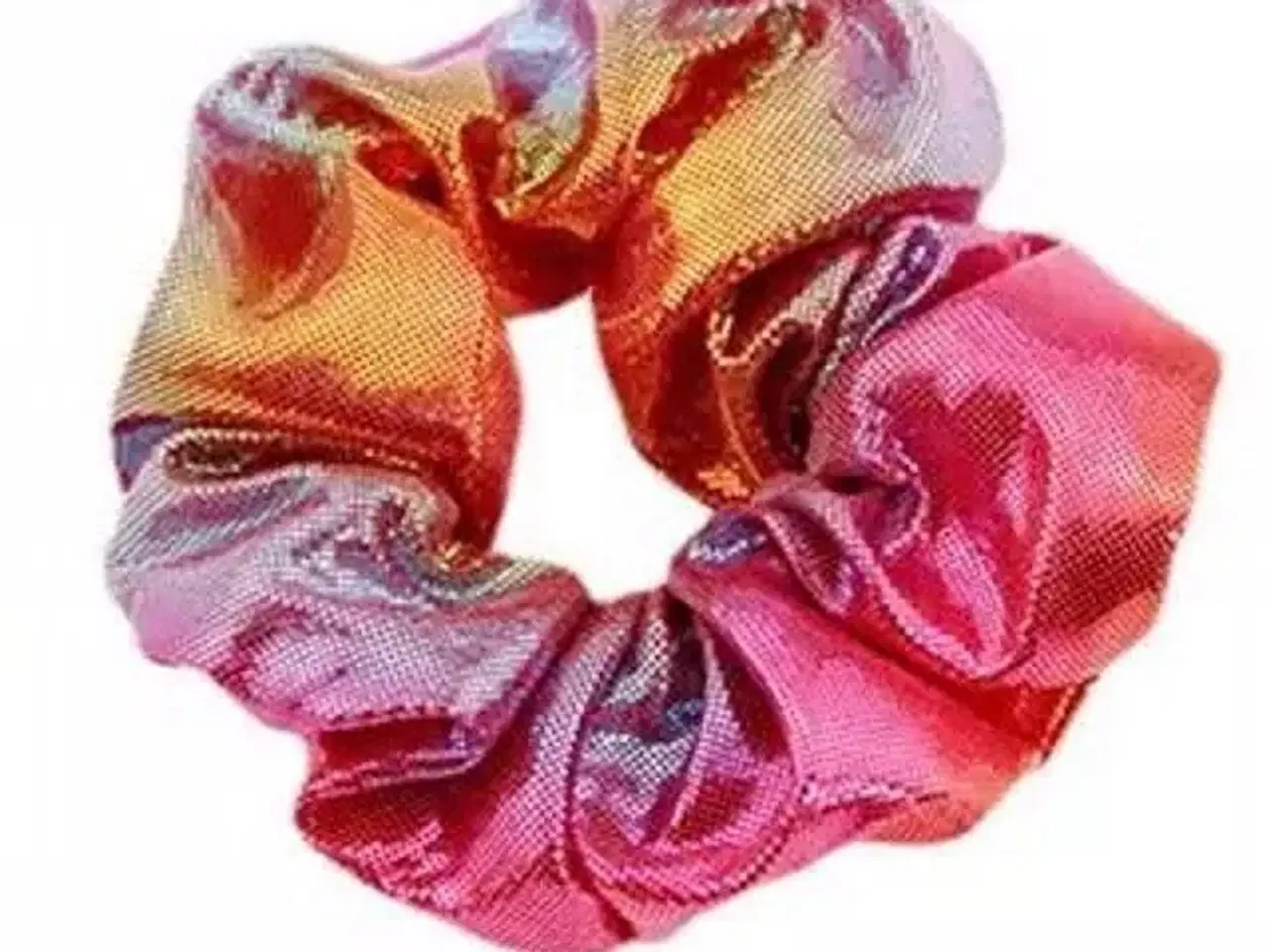 Billede 7 - Smuk scrunchie hårelastik med gradient glimmer ef 