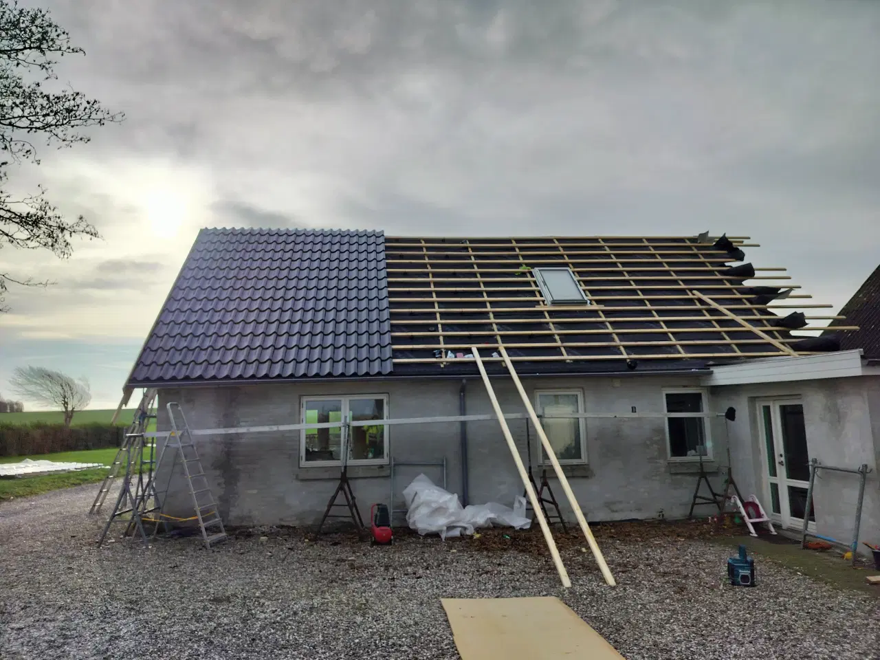 Billede 1 - Komplet Areco ståltag