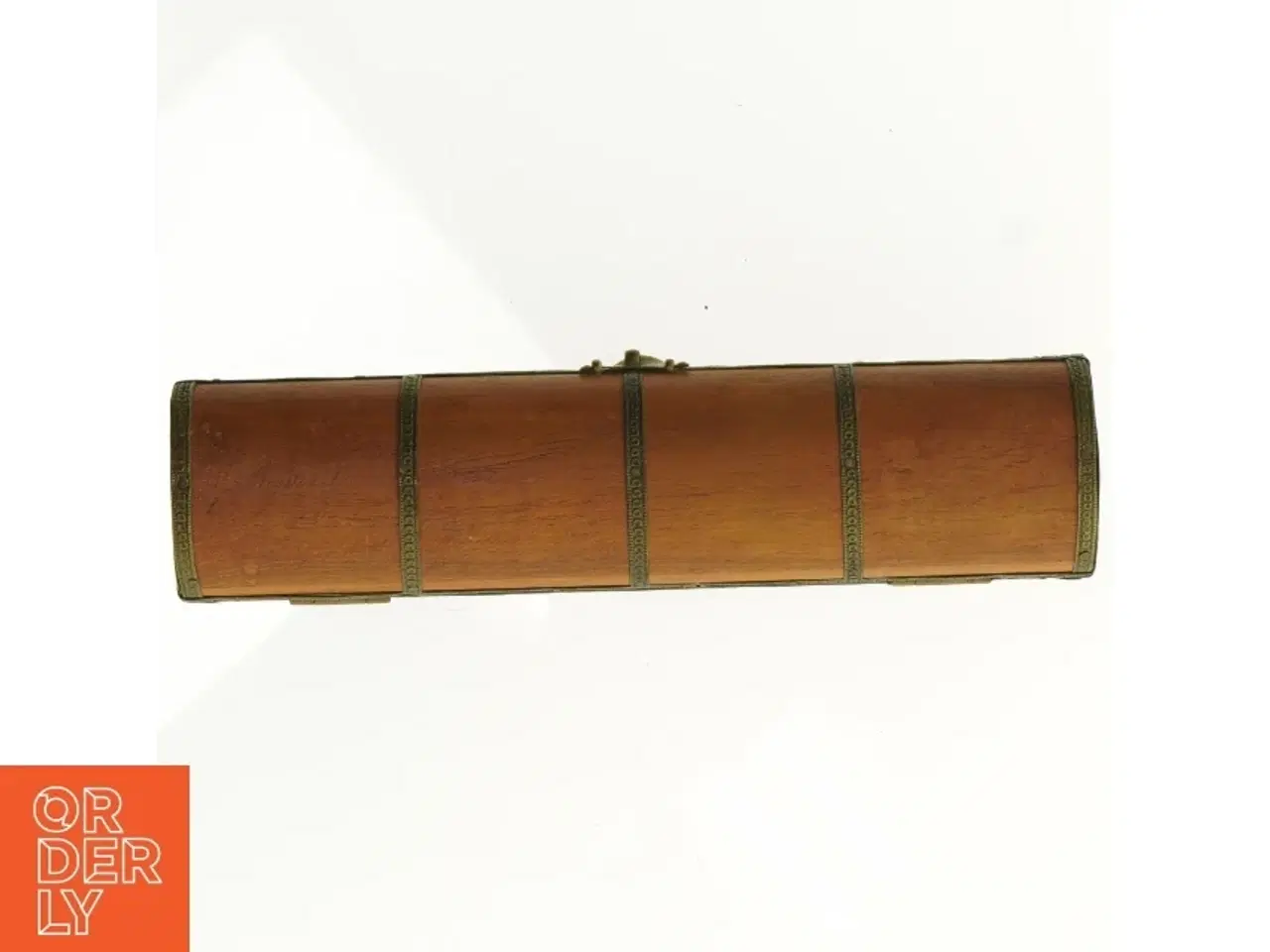 Billede 9 - Cigar æske Træ og Metal (str. 22 x 5 cm)