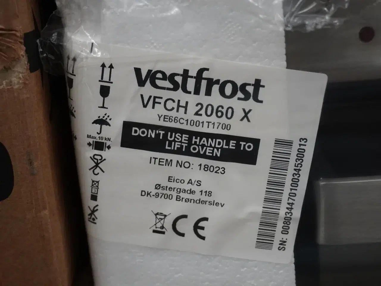Billede 2 - Komfur VESTFROST VFCH 2060 X