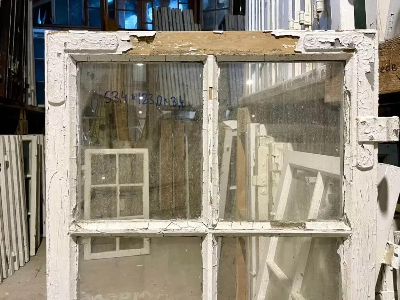 Billede 3 - Original 8-ruders vindue uden karm