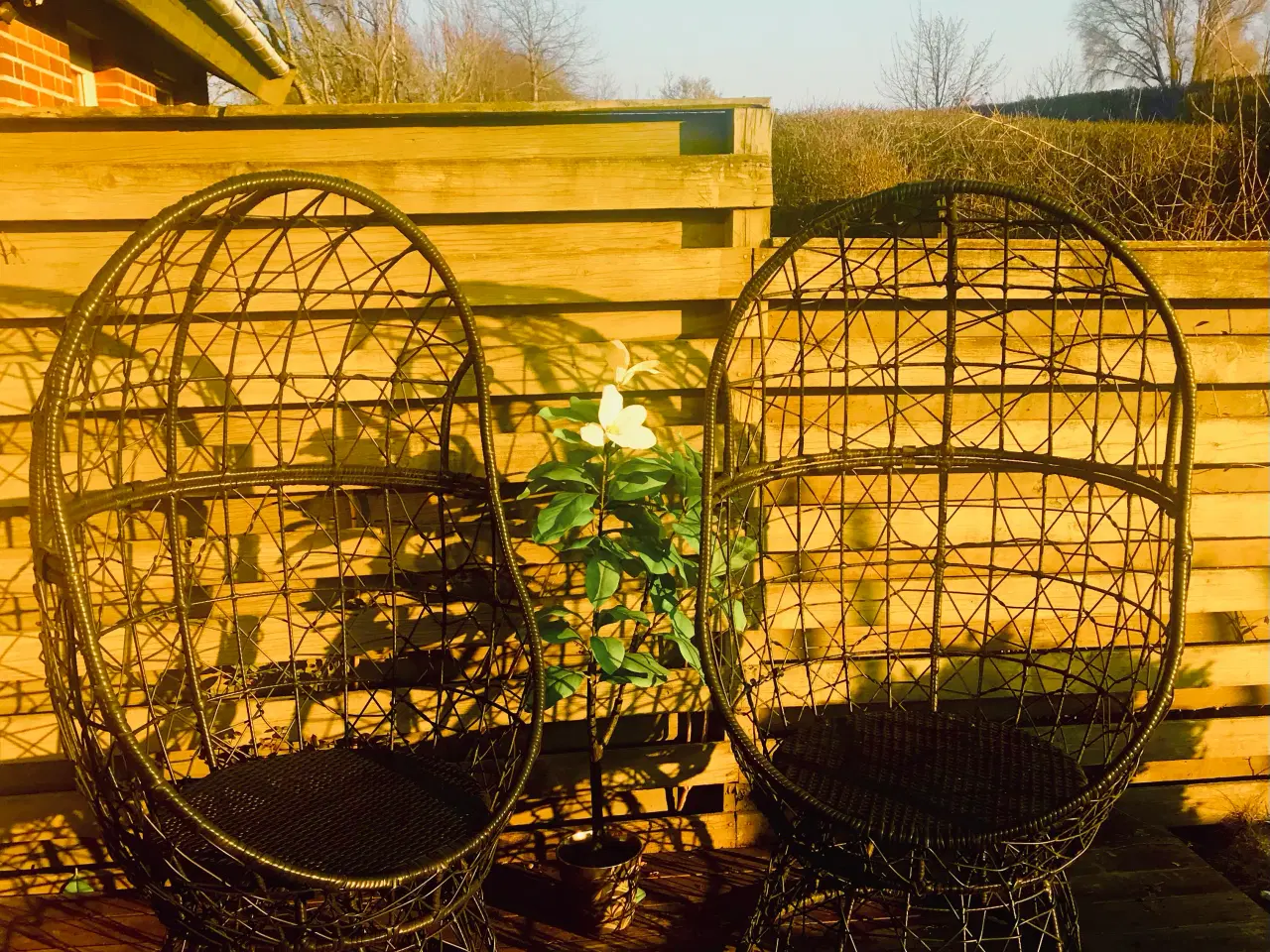 Billede 1 - 2 store lounge stole med dreje funktion