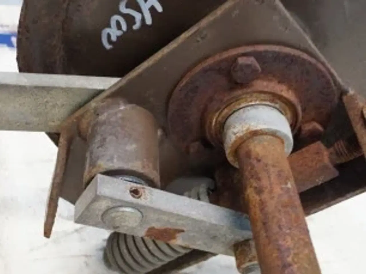 Billede 6 - Dronningborg D4500 Aksel med remskiver