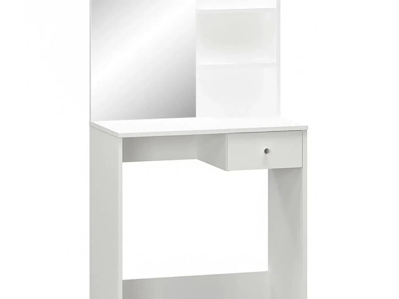 Billede 2 - Kosmetikbord 75x40x141 cm konstrueret træ hvid