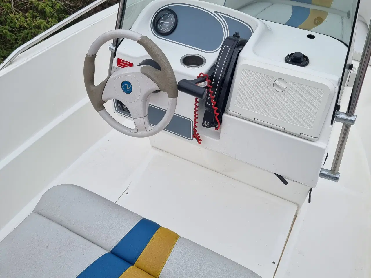 Billede 2 - Olympic styrepultbåd m. motor og trailer