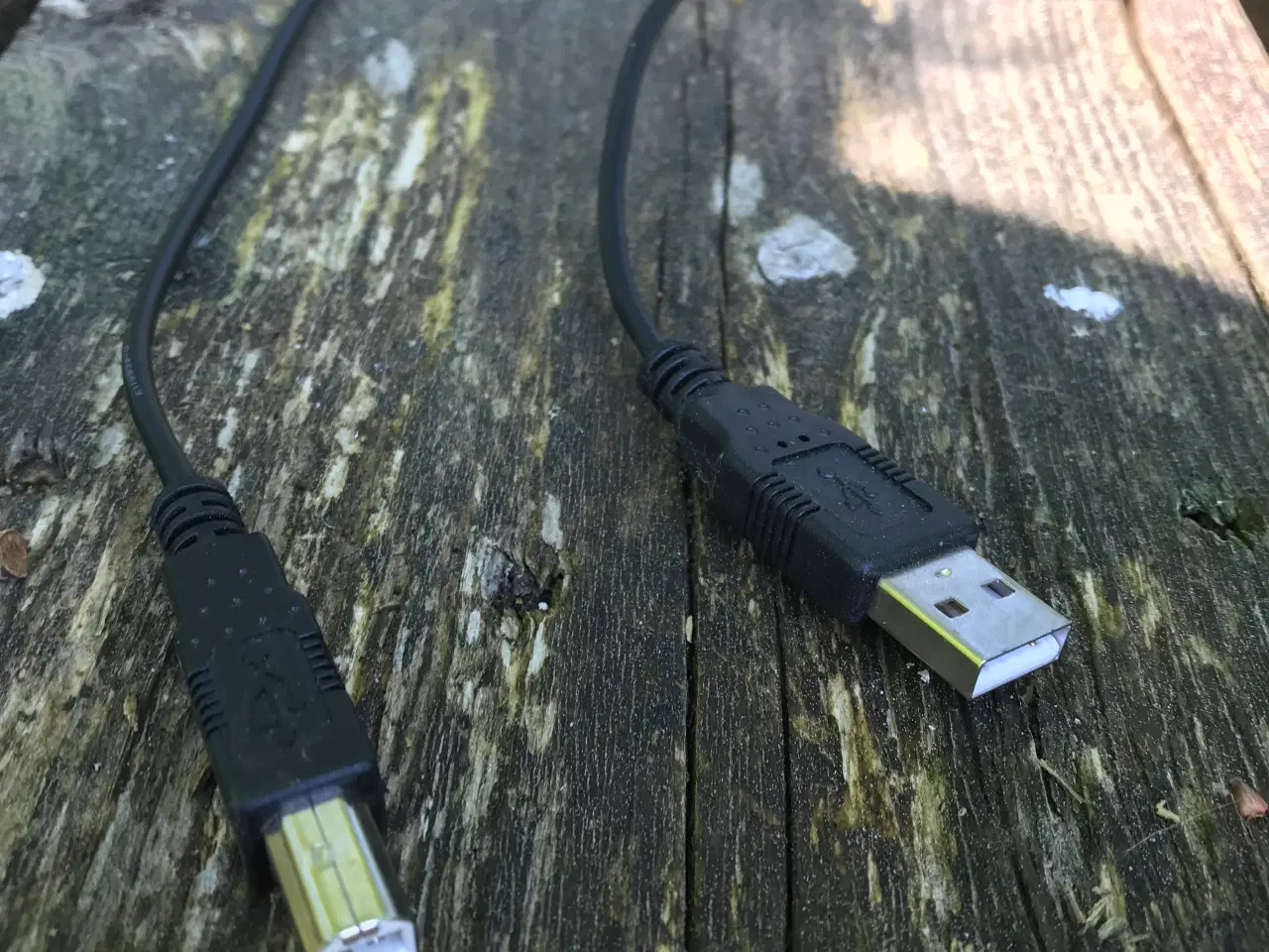 Billede 3 - Kabler, USB kabel 2.0 USB-A han / USB-B han 0,75m