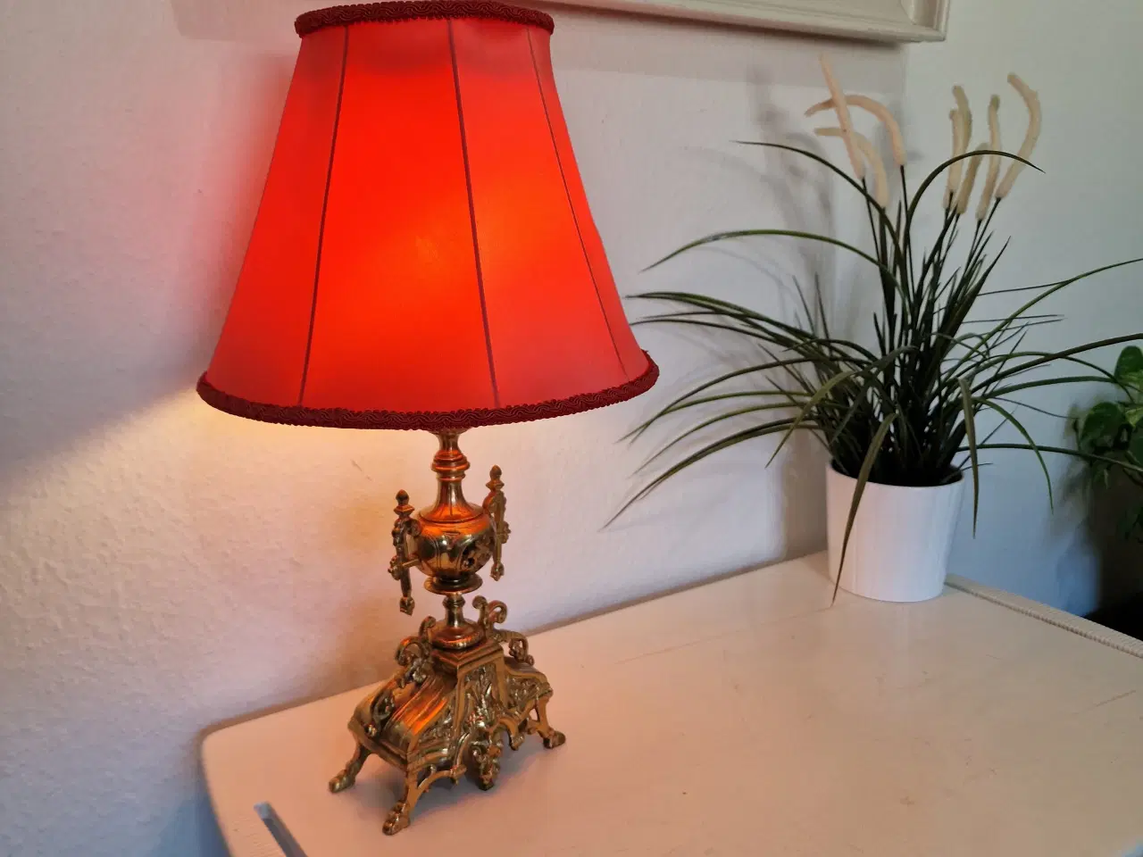 Billede 4 - Bordlampe i messing