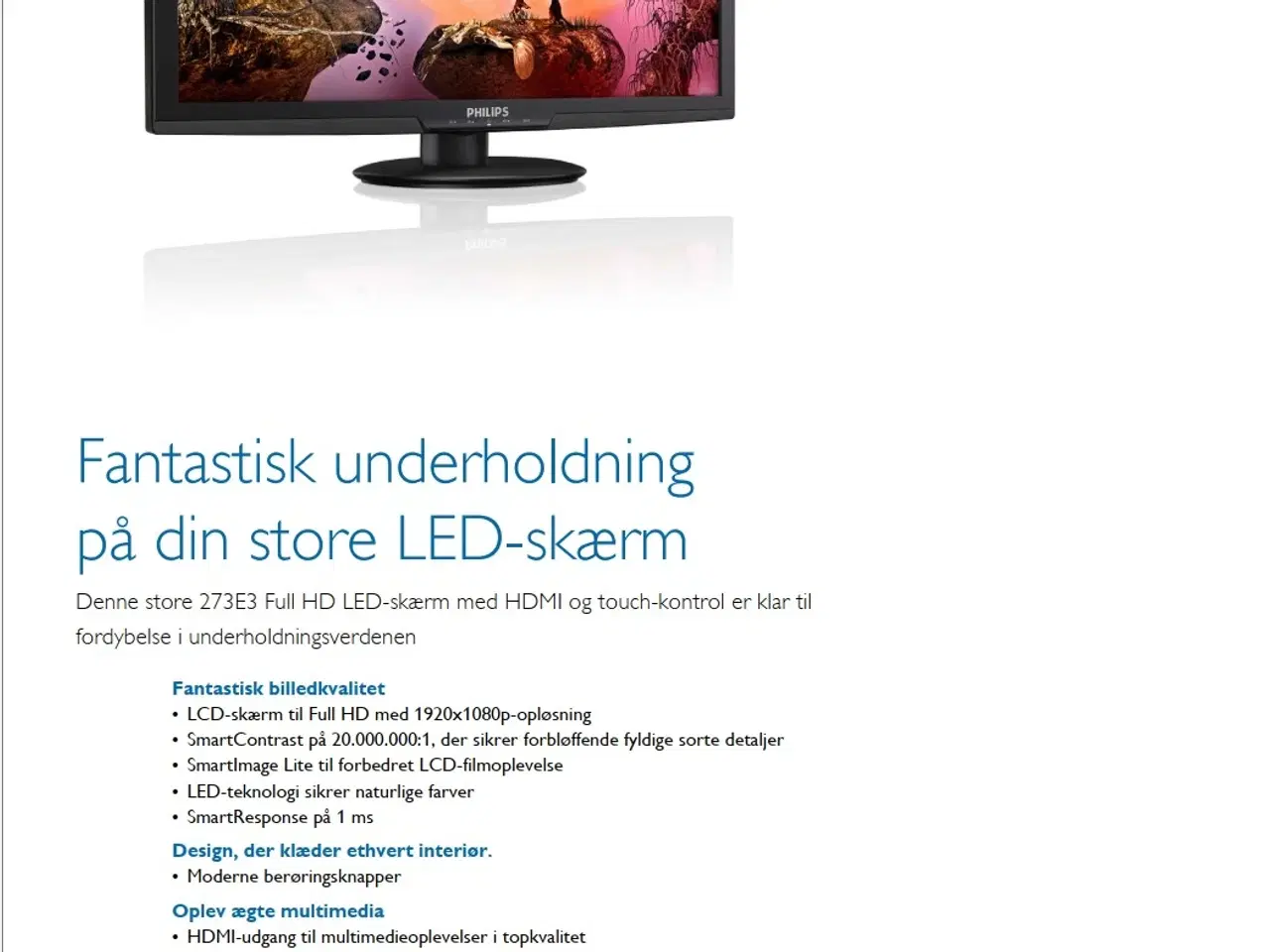 Billede 4 - 27" Computer Monitor Philips