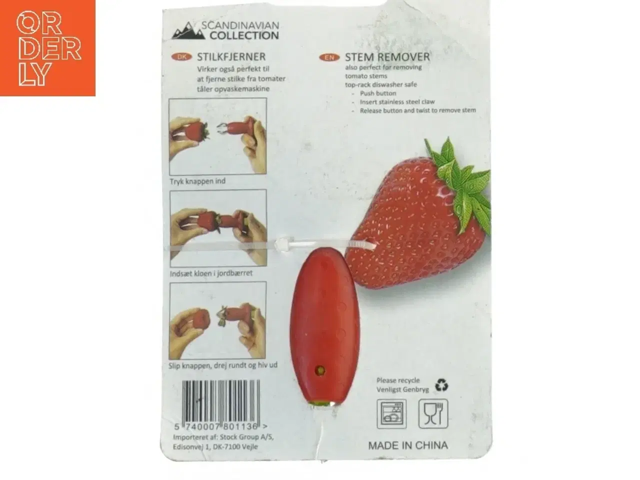 Billede 2 - Stilkfjerner fra Scandinavian Collection (str. 10 cm)