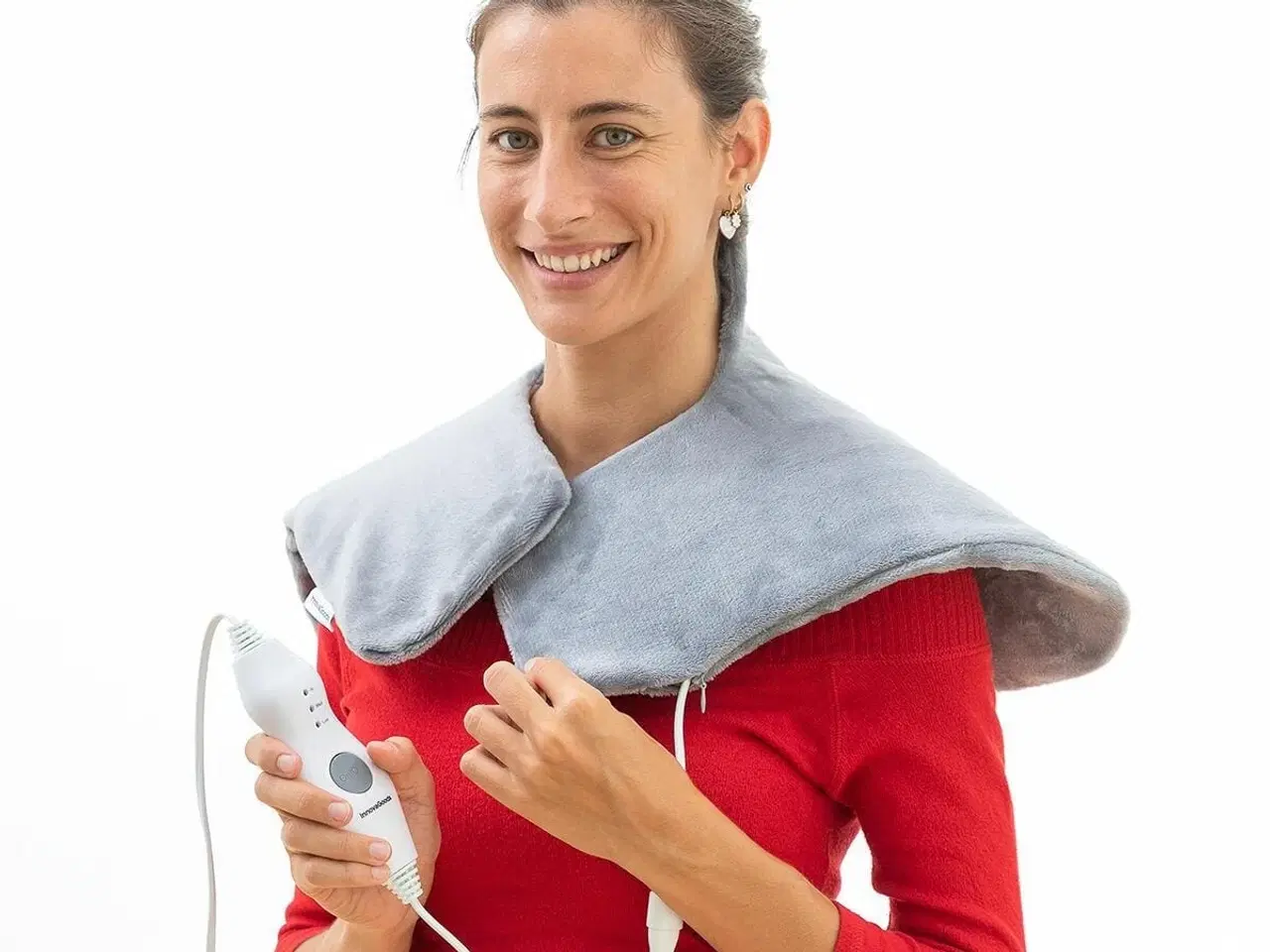 Billede 6 - Elektrisk Pude til Hals og Skuldre - Sholkad, grå