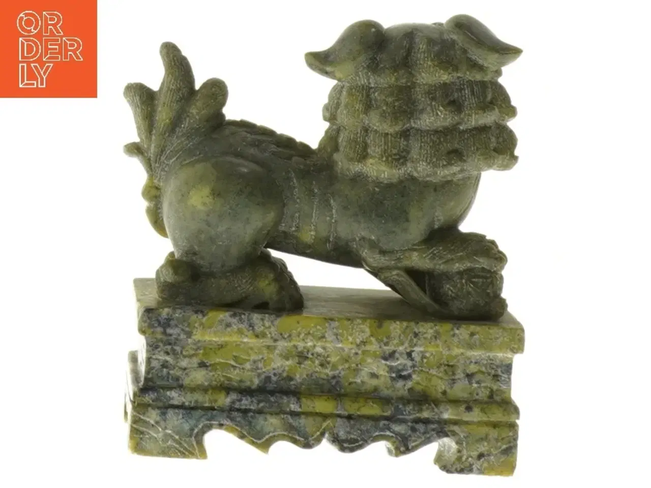 Billede 4 - Stenfigur af kinesisk løve eller foo hund (str. 10,5 cm)