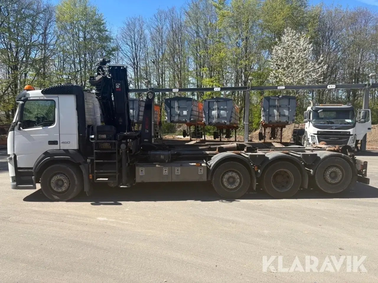 Billede 2 - Lastbil Volvo FM-460 med HIAB kran & 21 tons kroghejs 8x2