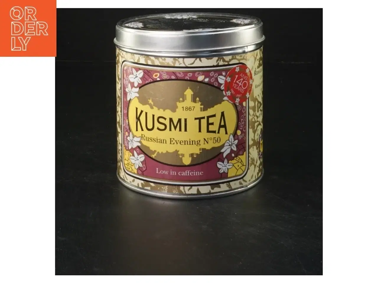 Billede 1 - Kusmi tea opbevaringsdåse fra Kusmi Tea (str. 11,5x11 cm)