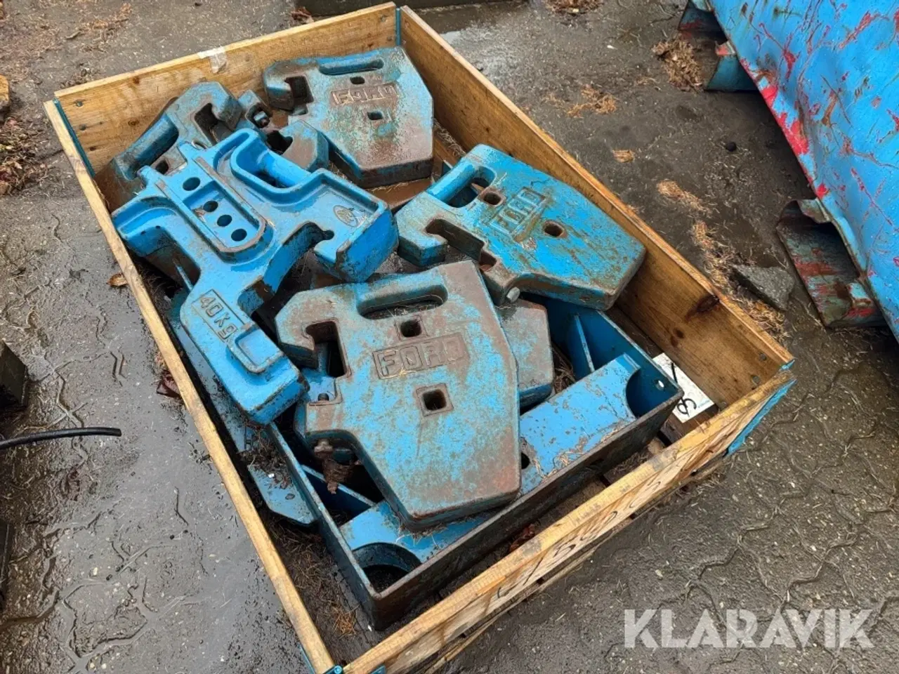 Billede 2 - Frontklodser til Ford traktor 11 styk