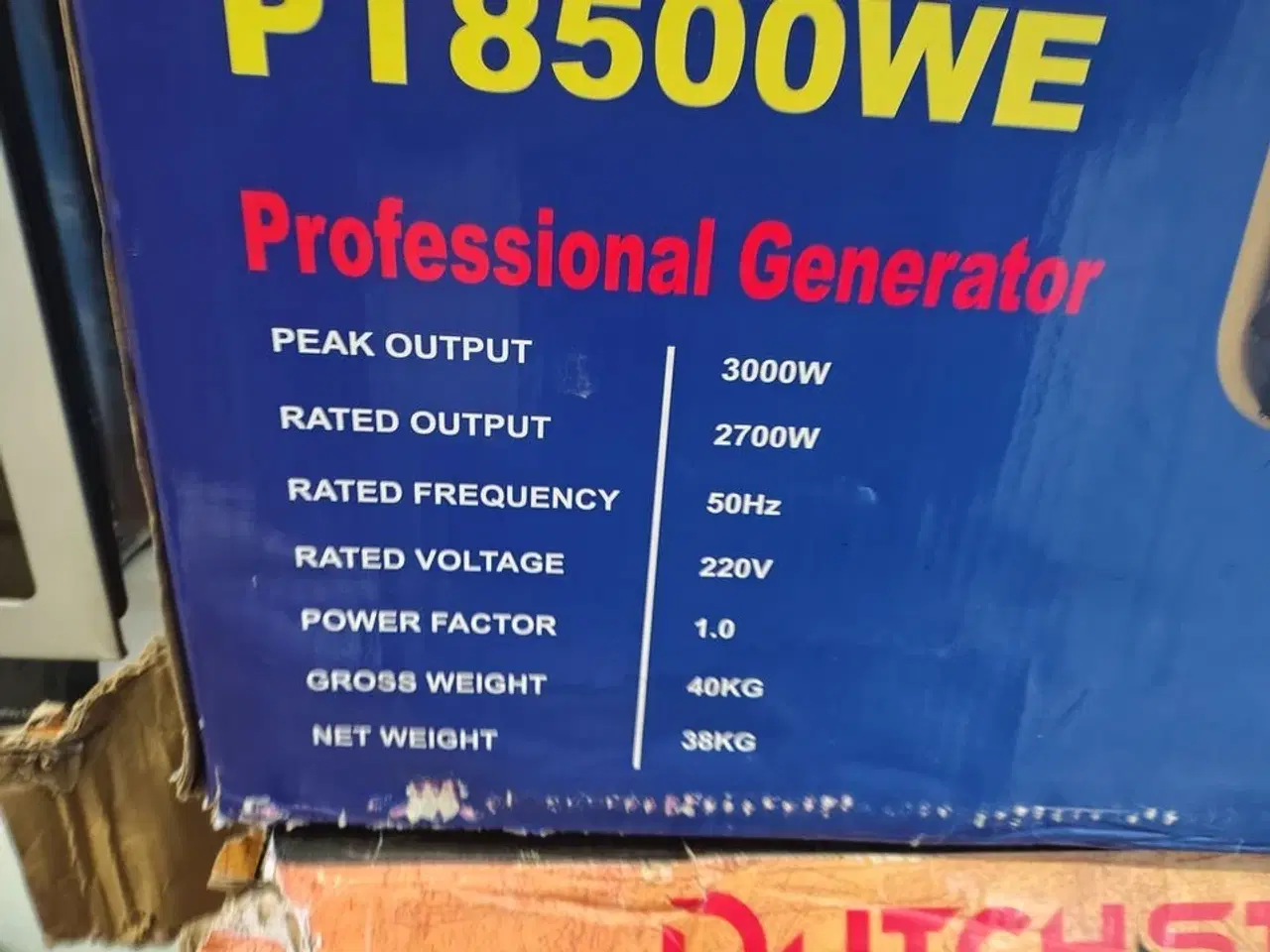 Billede 4 - Generator, ubrugt  POWER  PT8500WE