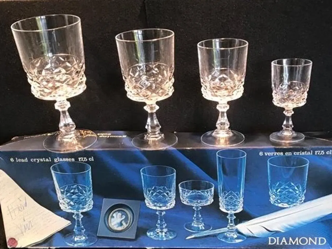 Billede 2 - Udsalg!Unikke, vintage krystalle glas/karafler