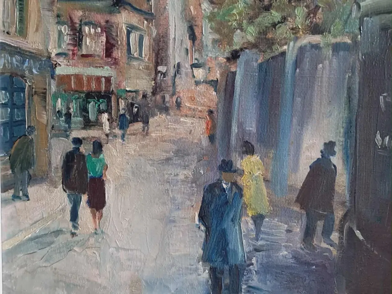 Billede 2 - Flot Poul Kastrup (1920-1987) maleri fra Paris