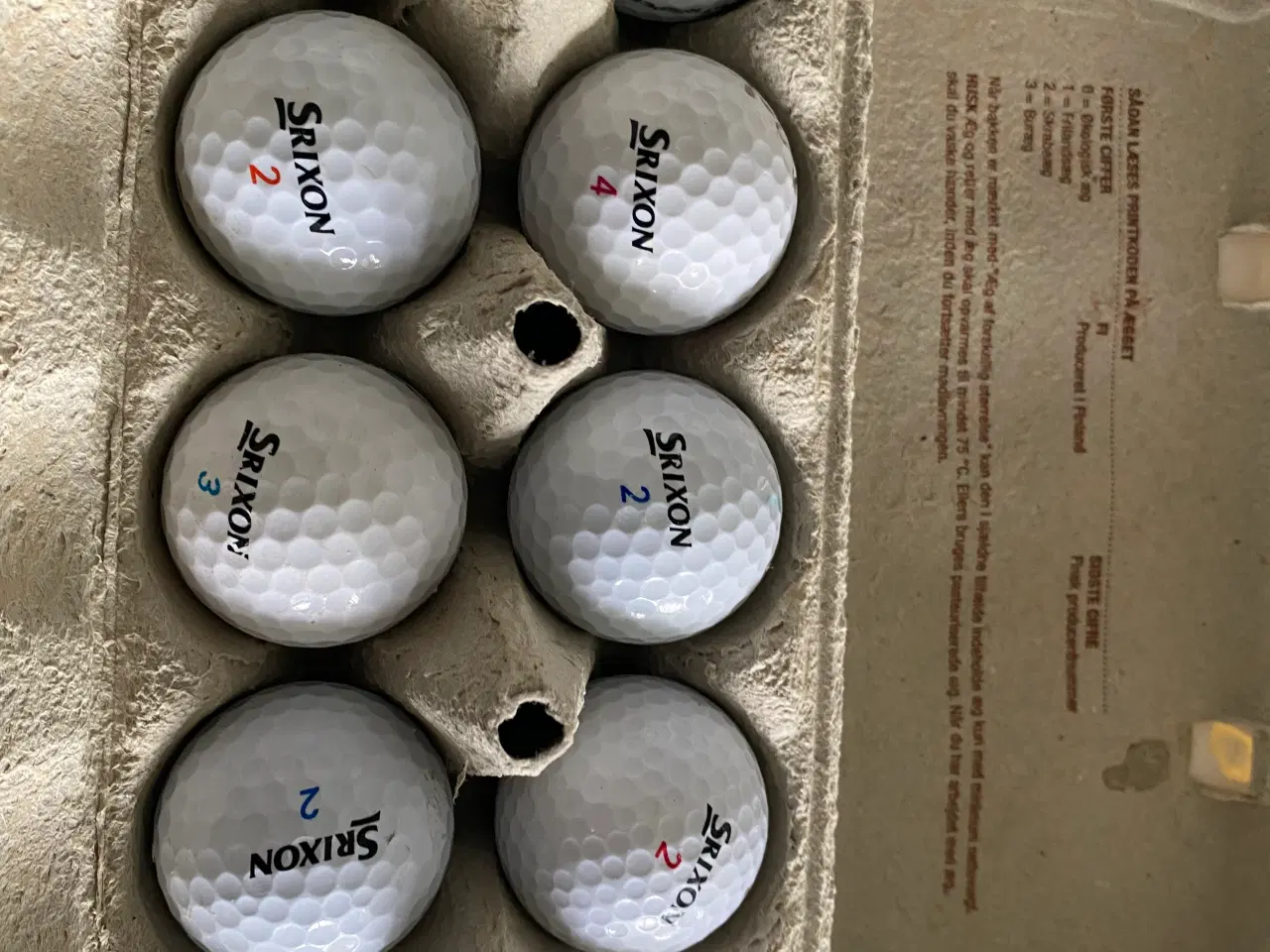 Billede 1 - Srixon golfbolde nyvasket uden revner og ridser