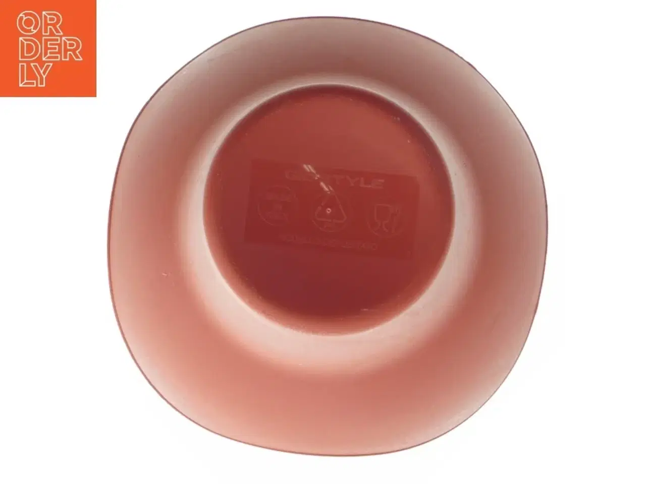 Billede 2 - Rød vase fra Gio Style (str. H 13 cm)