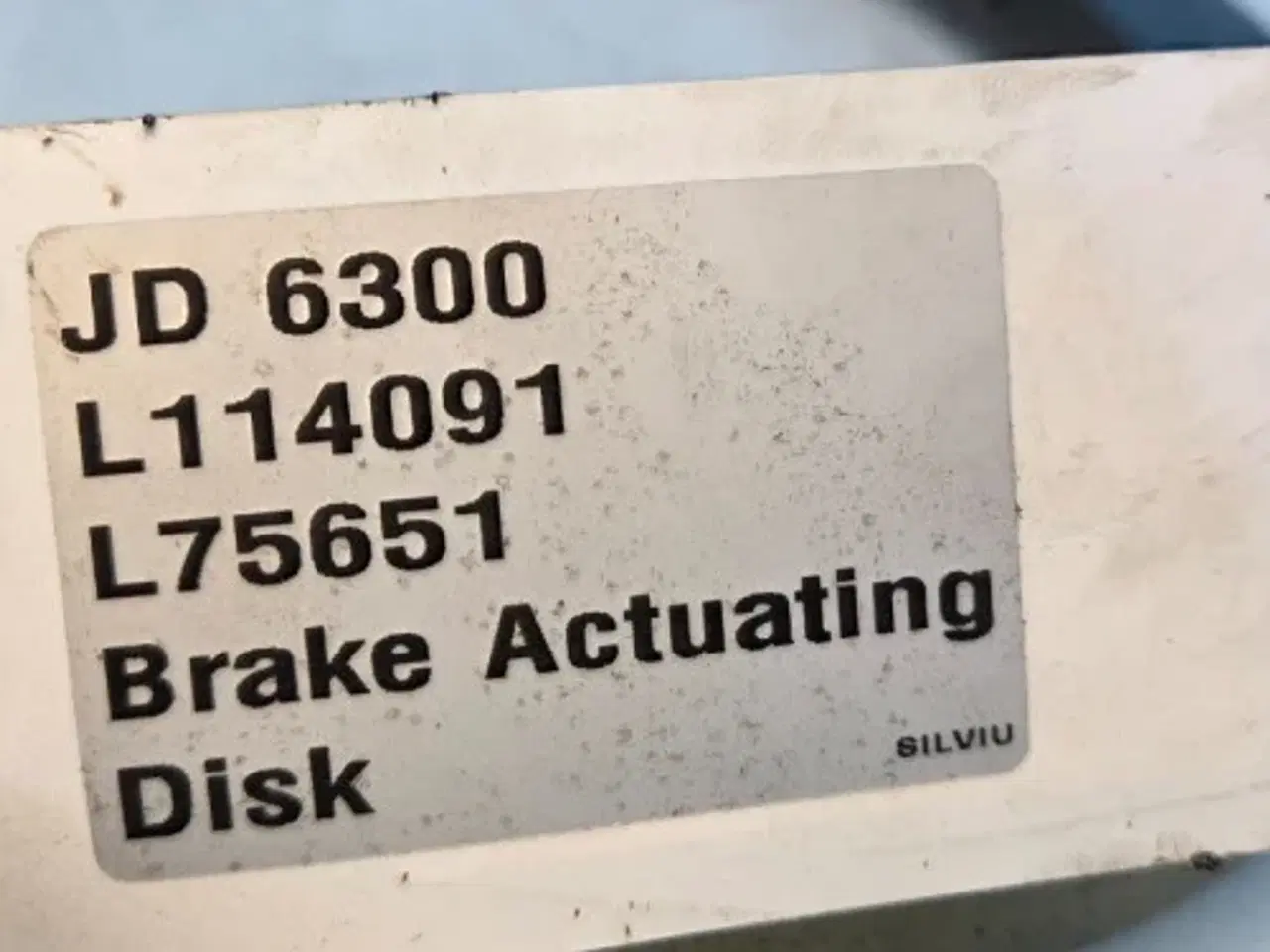 Billede 3 - John Deere 6300 Bremseskive L114091