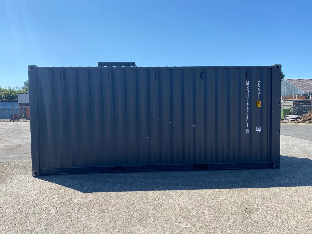Billede 15 - 20 fods container i Hvid, Grøn, Grå, Blå