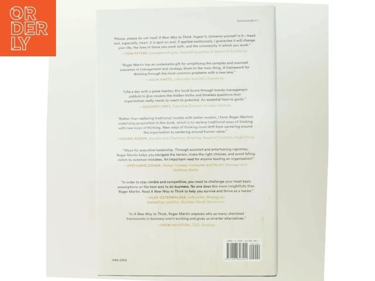 Billede 3 - A new way to think : your guide to superior management effectiveness af Roger L. Martin (Bog)