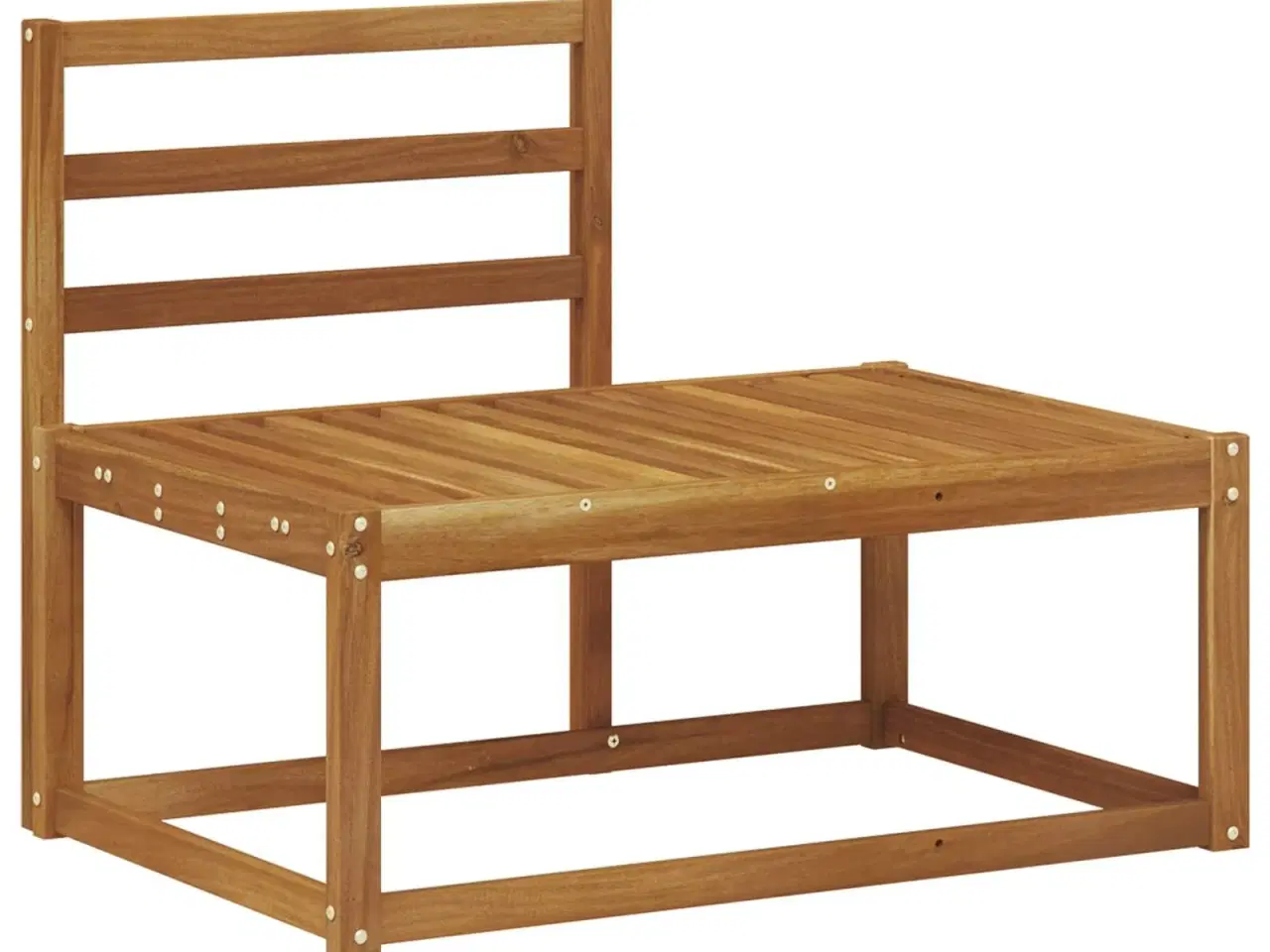 Billede 2 - Udendørs Modulsofa Naturfarvet 91 x 63 x 73 cm