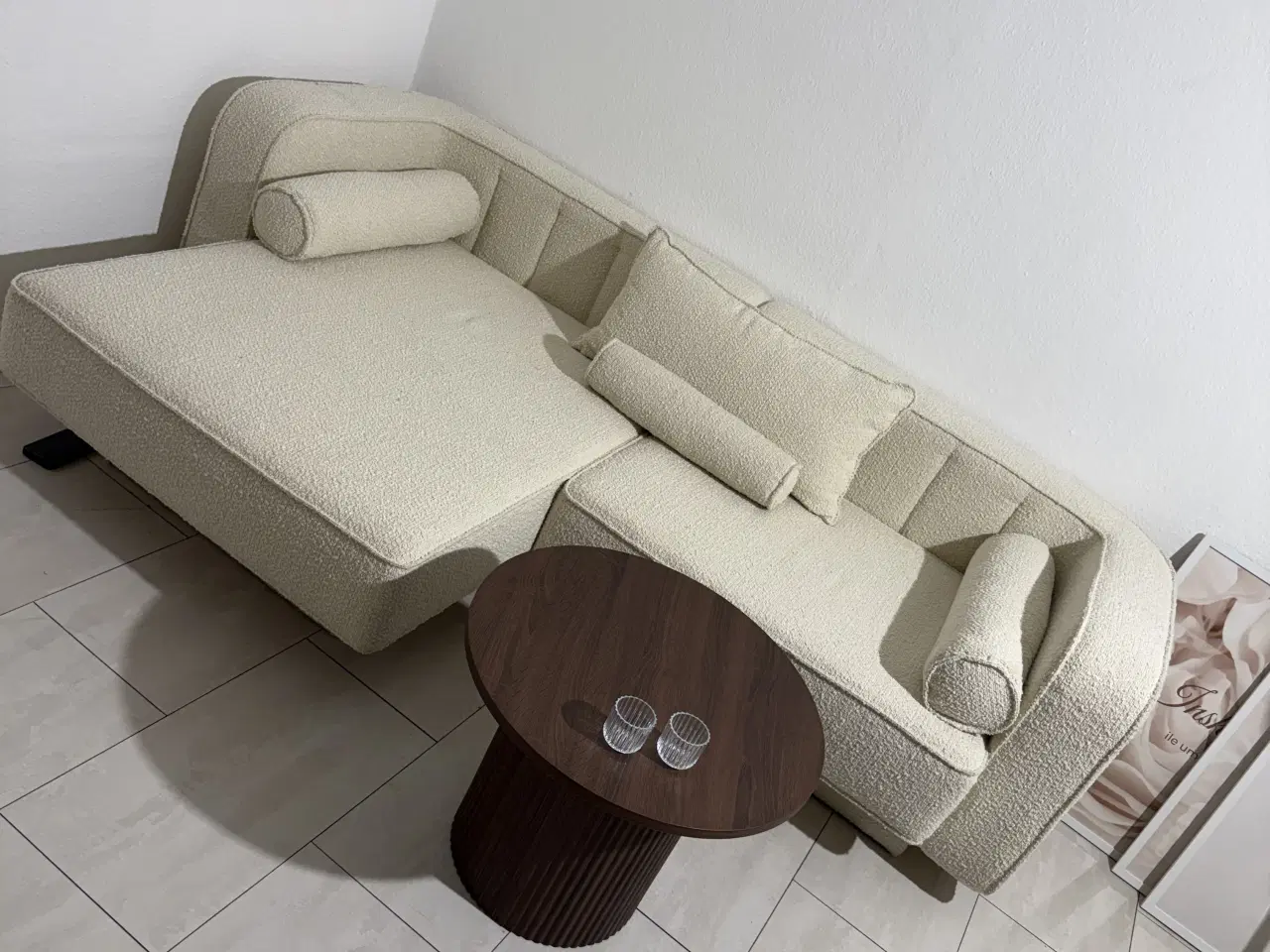 Billede 4 - Formel A MELLIZO bouclé sofa