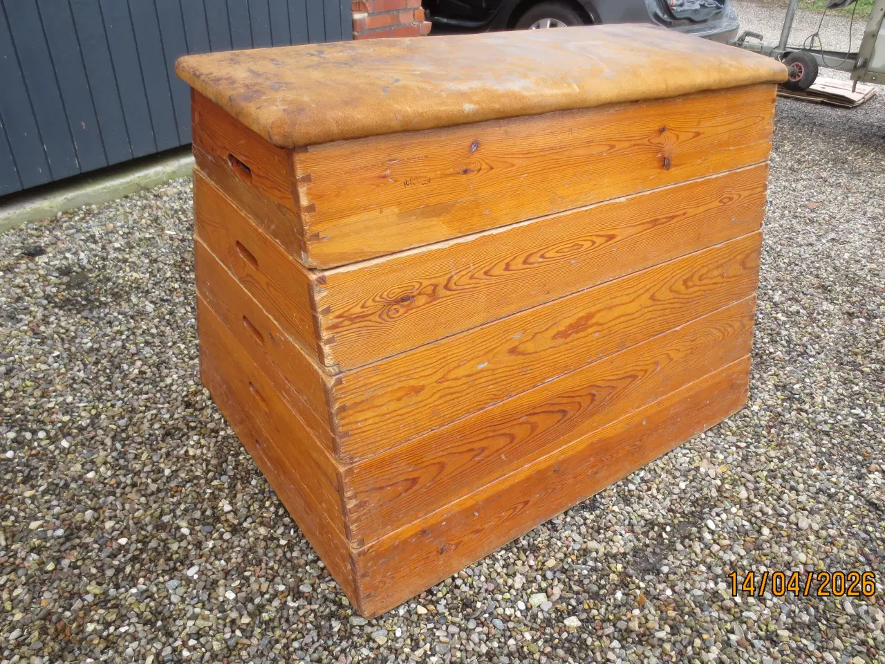 Billede 2 - 1 stk Retro Plint til spring Gymnastik