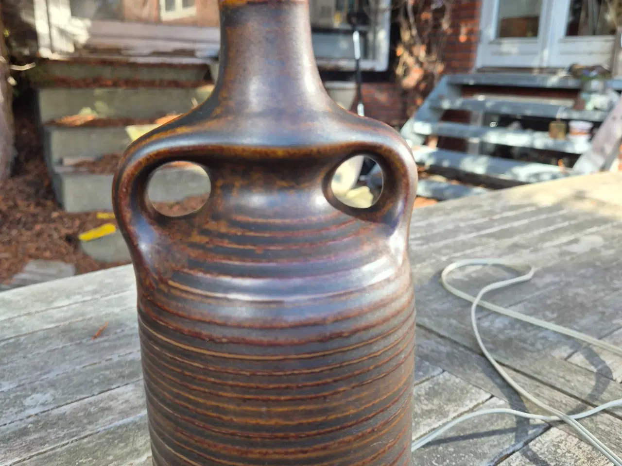 Billede 2 - Smuk keramiklampe fra Knabstrup 