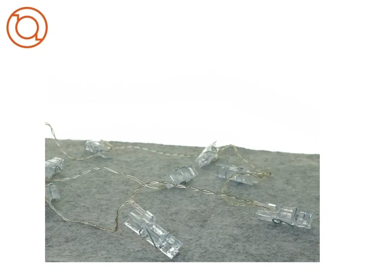 Billede 2 - Lyskæde med klemmer (str. 170 cm)