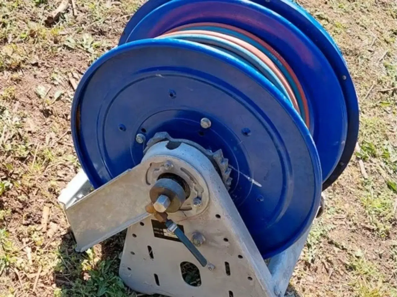 Billede 3 - Slangeopruller til ilt og gas med 30 m tvillingesl