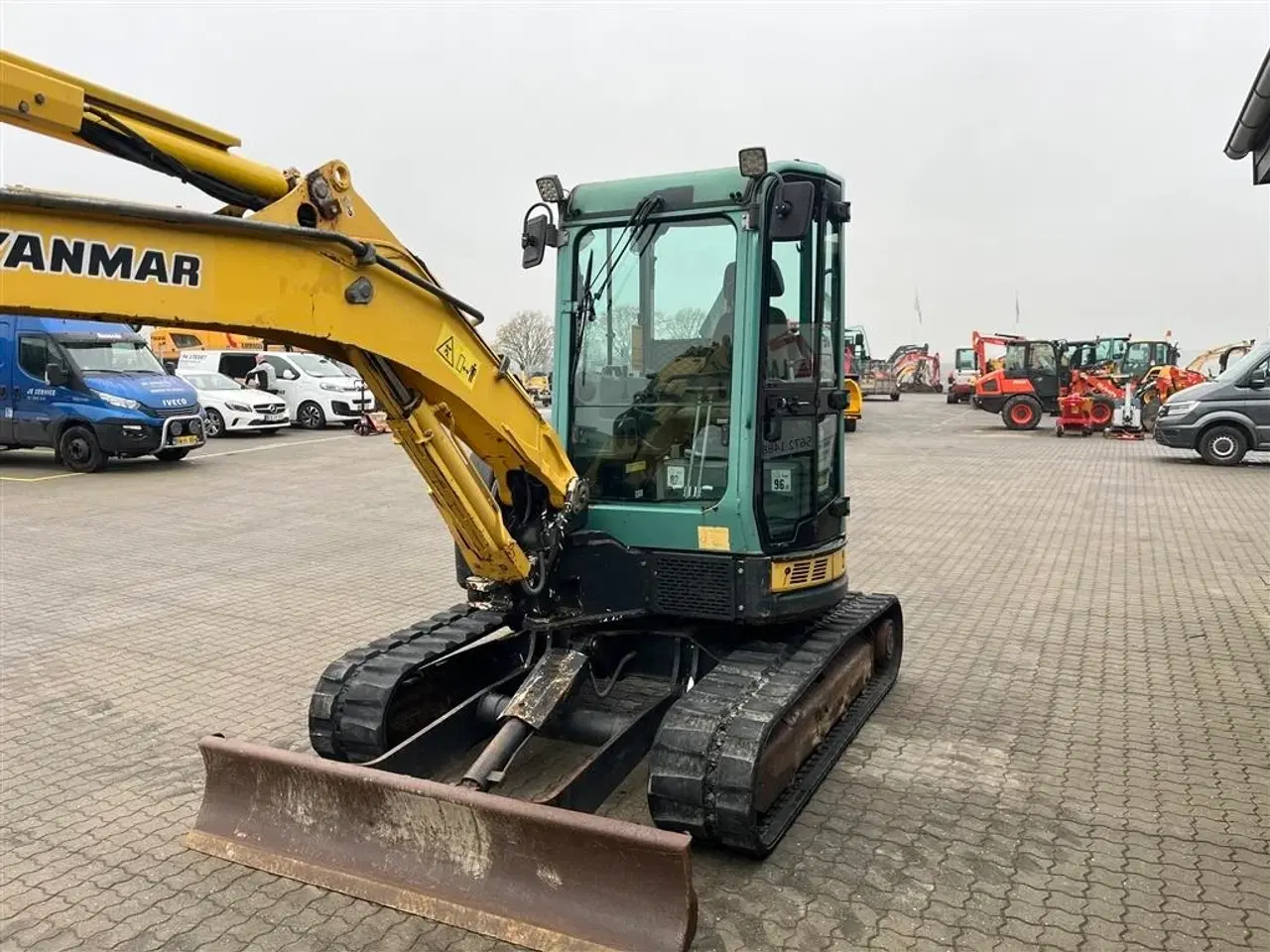 Billede 14 - Yanmar Vio57 U hydraulisk skovl skifte