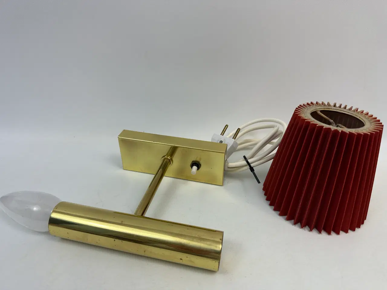 Billede 5 - Retro væglampe i messing