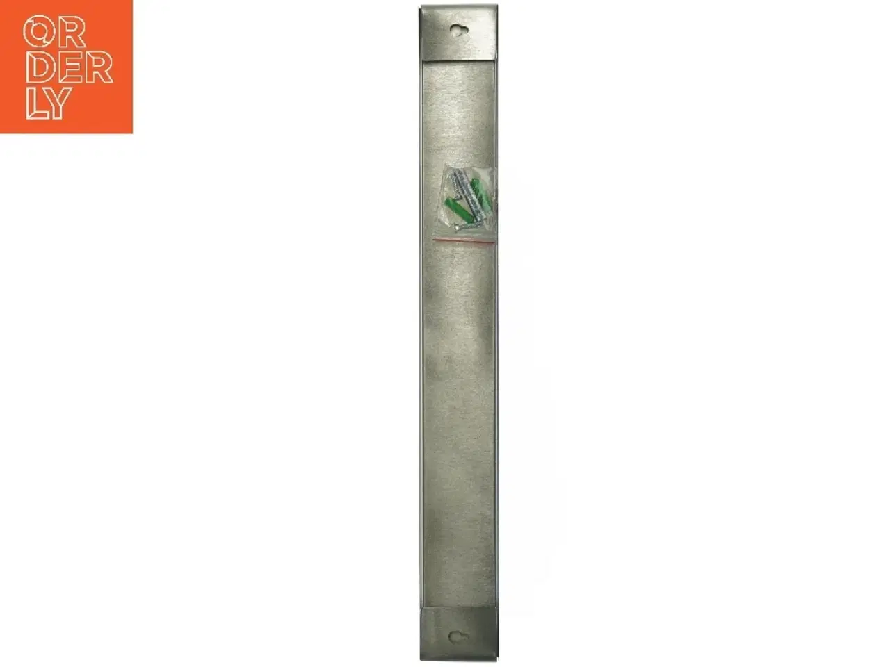 Billede 5 - Magnetisk memo-holder i rustfrit stål (str. 6,5x55 cm)