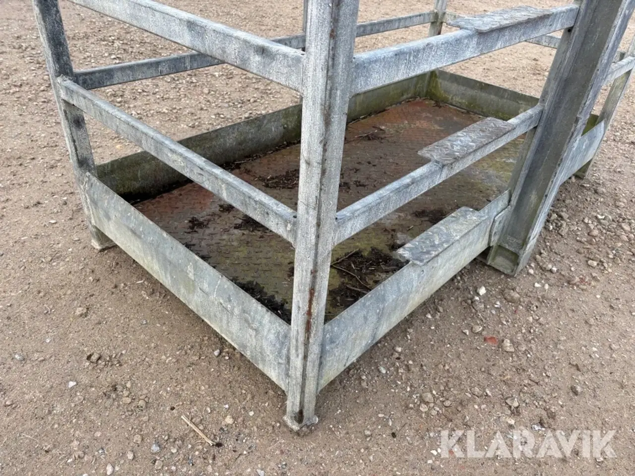 Billede 8 - Galvaniseret mandskabskurv Lehaka