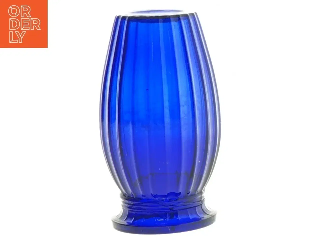 Billede 4 - Blå gl. glasvaser (str. 12 cm)