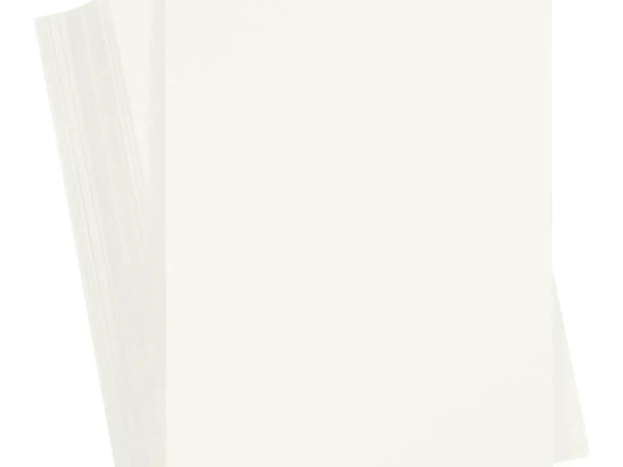 Billede 1 - Råhvid A6 Karton 180 g - 100 ark til kreative projekter