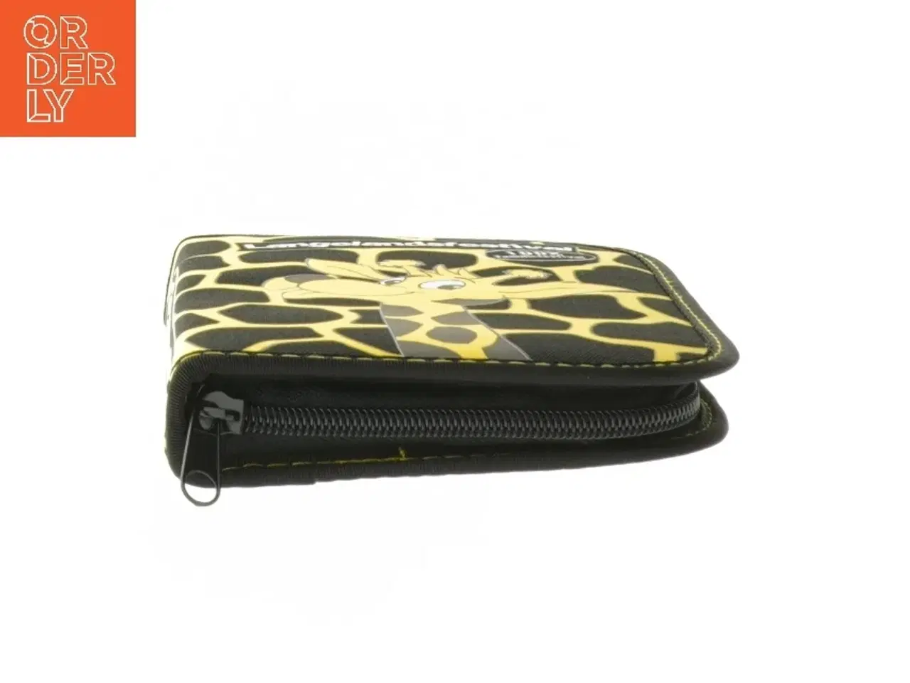 Billede 3 - Sammenklappelig pung med girafmotiv fra Langelandsfestival (str. 19x13x2,5 cm)