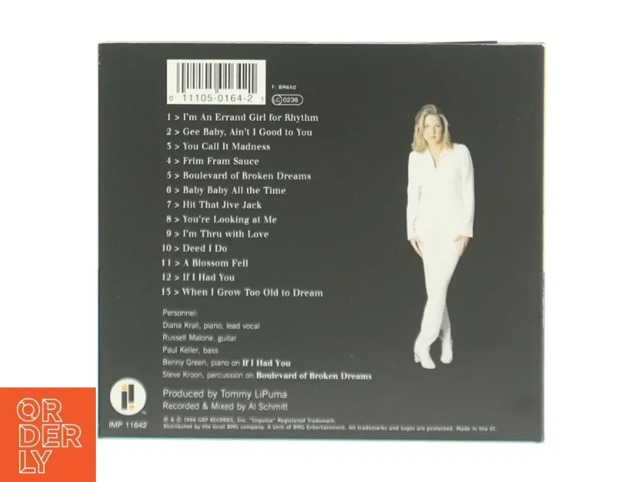 Billede 2 - Diana Krall CD - &#39;All for You&#39;