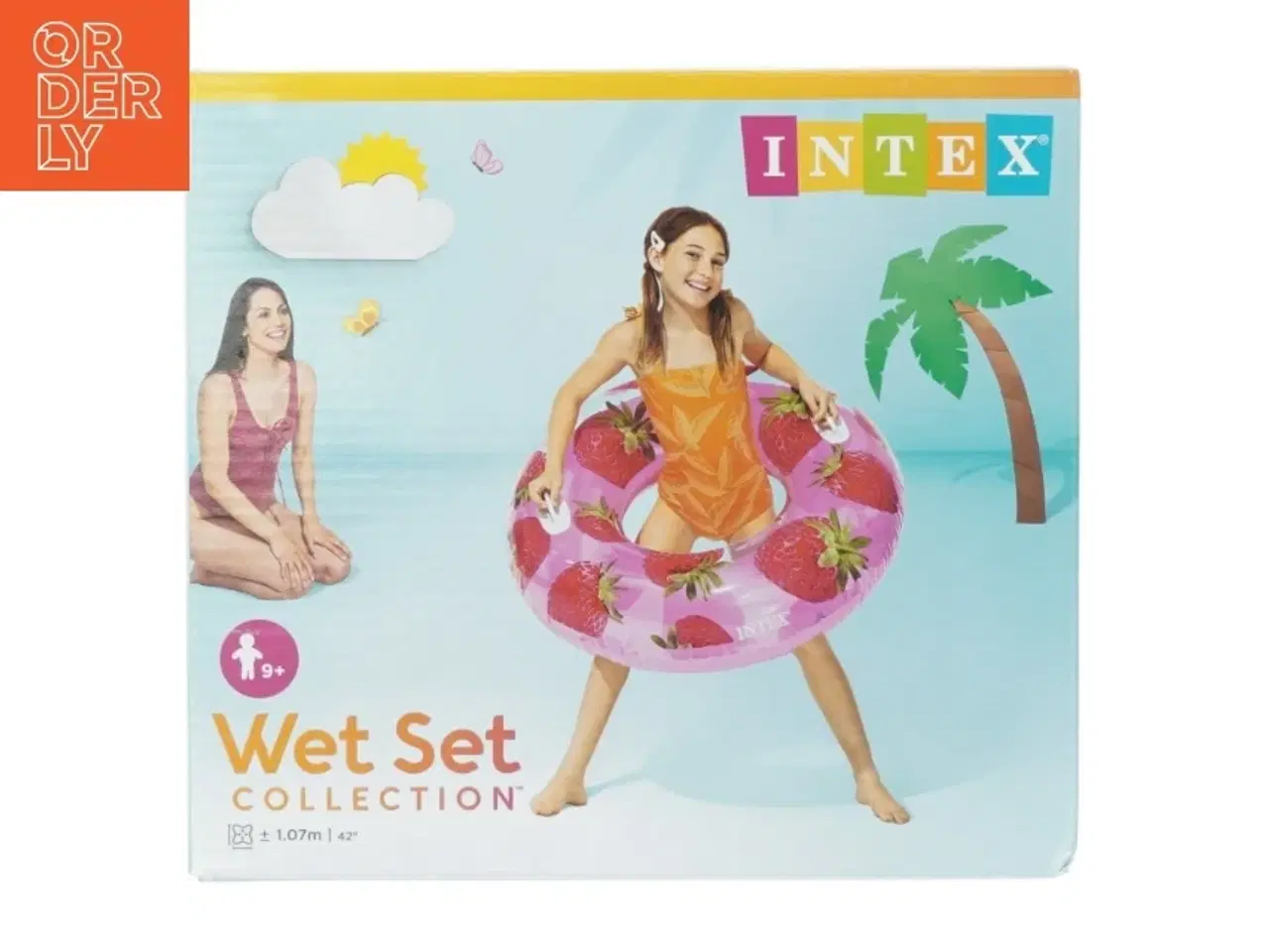 Billede 1 - Badering med jordbær fra Intex (str. 9 plus år)