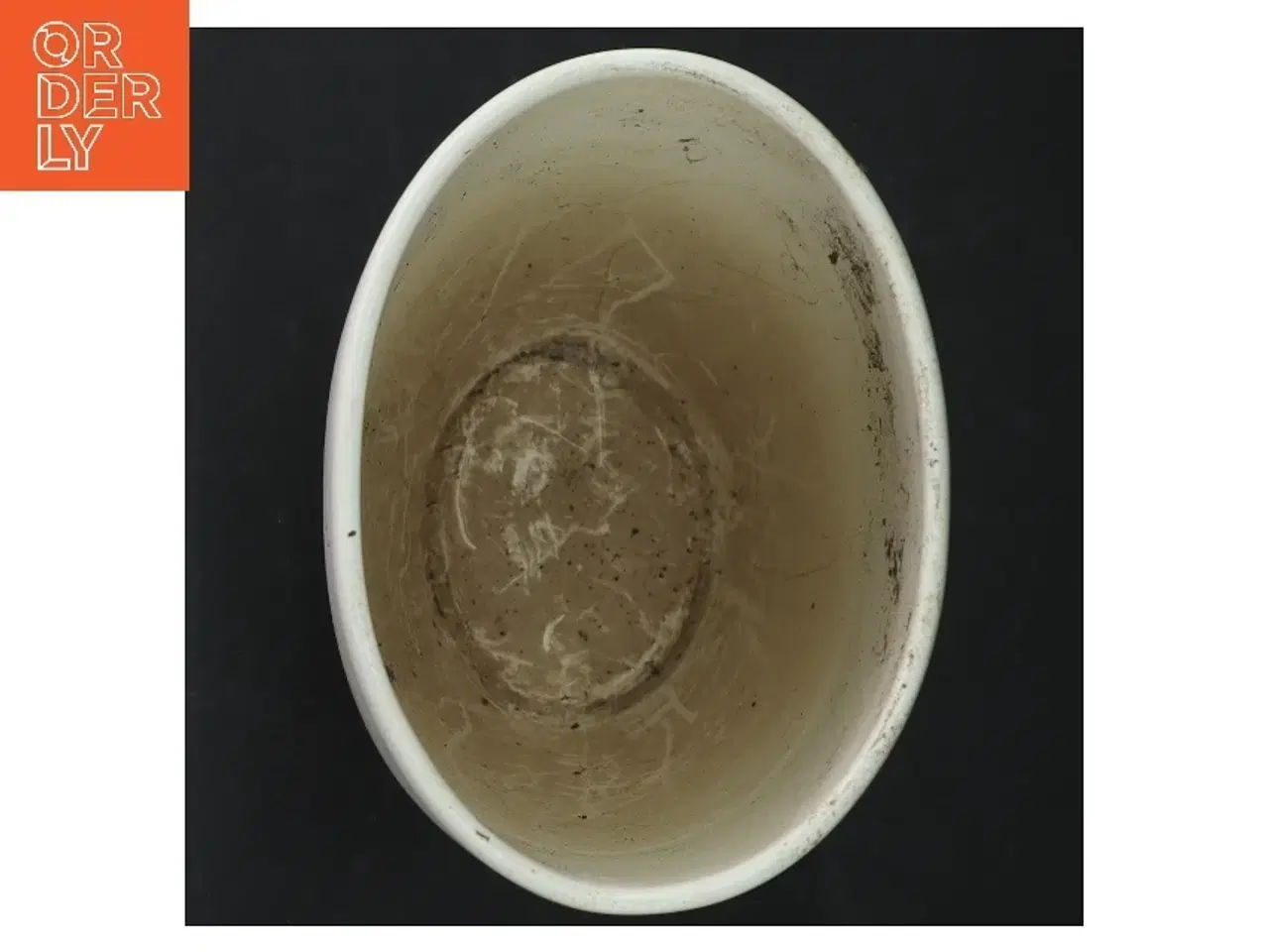 Billede 3 - Hvid keramikvase (str. 20 cm)