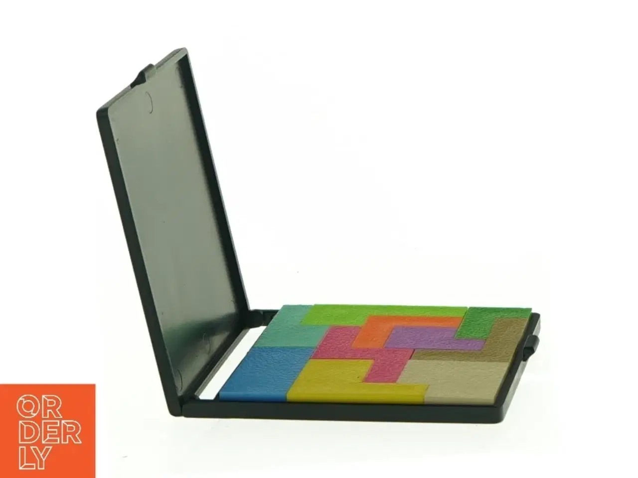 Billede 1 - Sort Tetris puslespil (str. 9,5 x 8,5 cm)