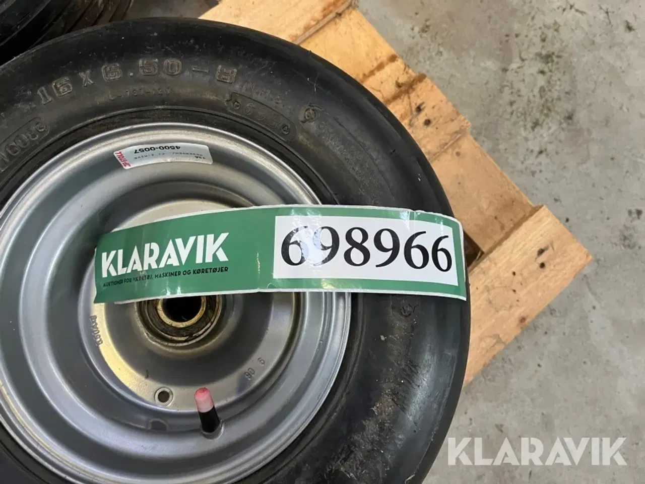 Billede 9 - Hjul til høvender 4 styk