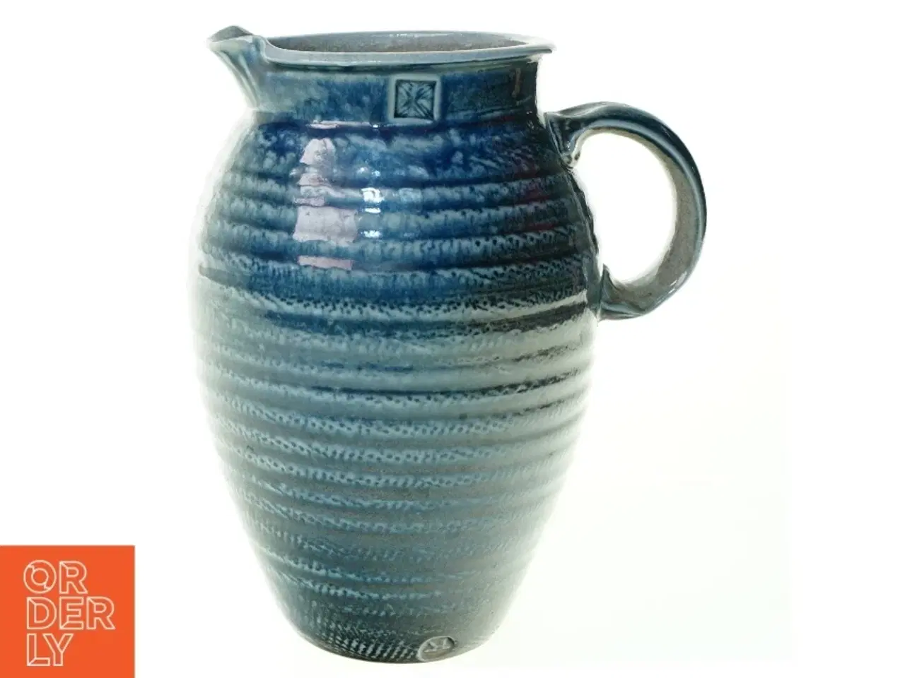 Billede 1 - Hånddrejet Saltglaseret Keramik Kande fra Anders Fredholm (str. 20 x 13 cm)