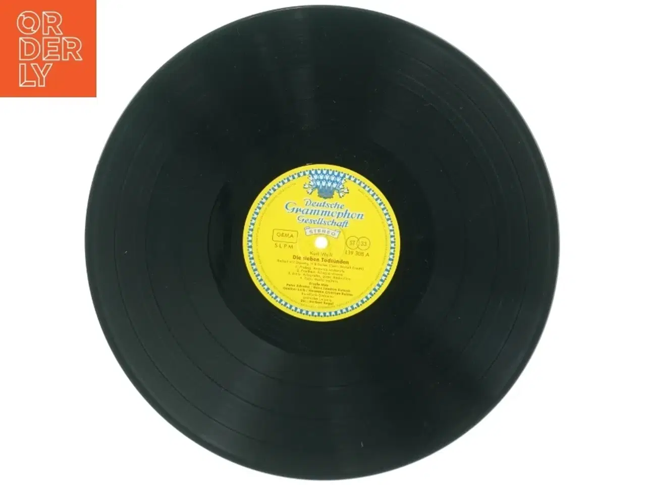 Billede 2 - Vinyl LP-plade med Kurt Weill og Bertolt Brecht (str. 31 x, 31 cm)