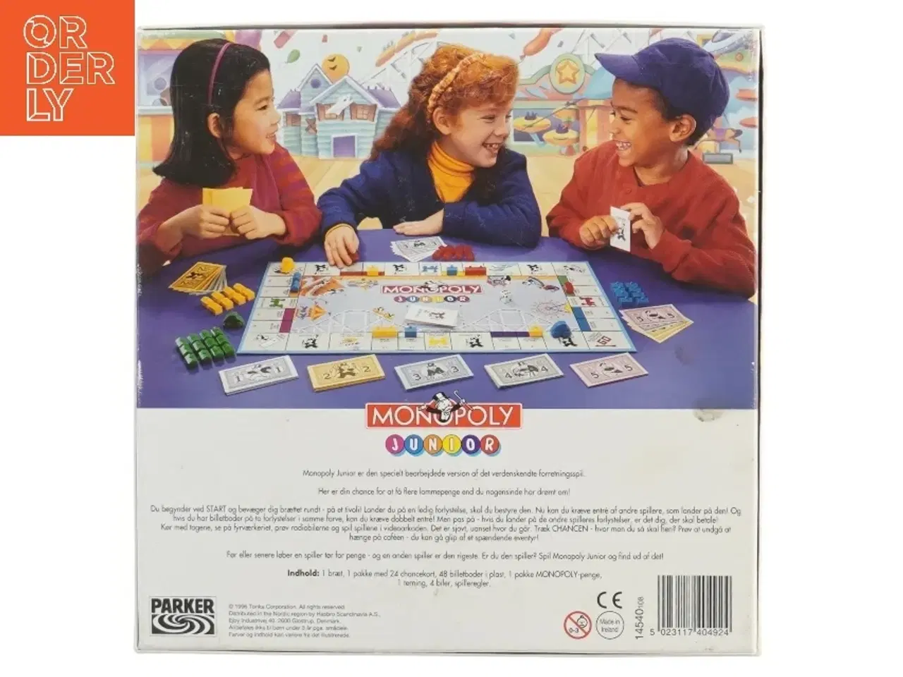 Billede 3 - Monopoly Junior brætspil fra Parker (str. 27x27 cm)