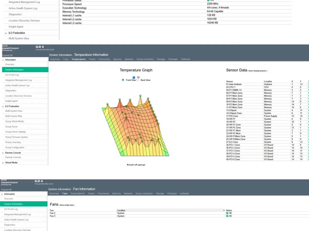 Billede 3 - HP Pro ML350e Gen8 Server/48GB Ram - Ingen Tower!